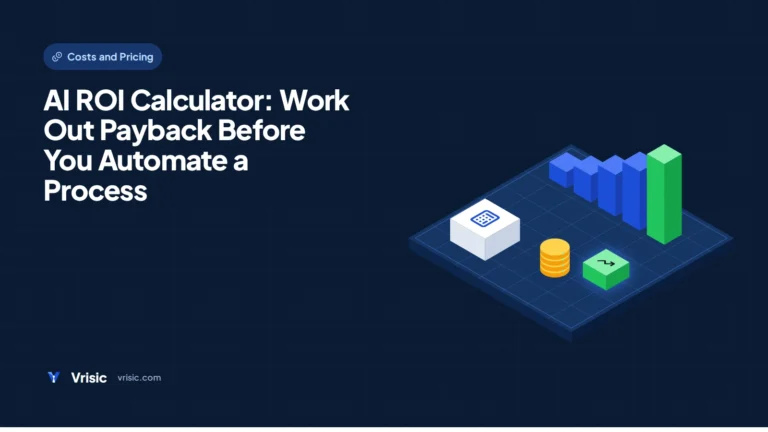 AI ROI Calculator: Work Out Payback Before You Automate a Process