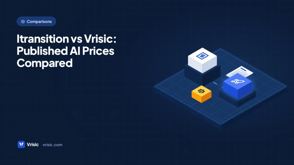 Itransition vs Vrisic: Published AI Prices Compared